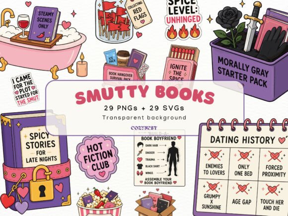 Download Spicy Romance Books Clipart Bookish PNG - Books Collection