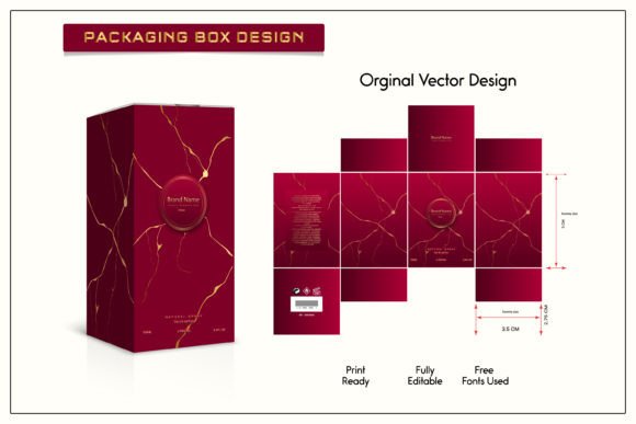 Download Luxury Perfume 3d Box Packaging Design - Premium Resources