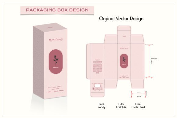 Download Luxury Perfume Box Packaging Design - Packaging design Collection